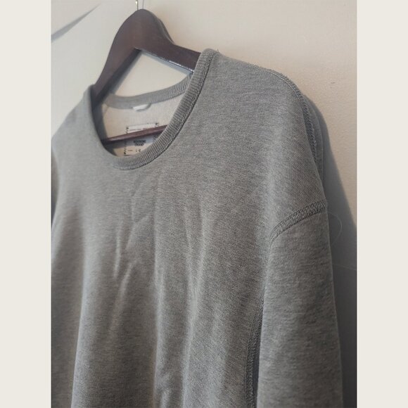 REIGNING CHAMP - Grey cotton crewneck sweater - Sz L - Picture 2 of 8